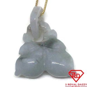 3 Royal Dazzy | Jewelry | Triangular Unique Smooth Plain White Jade ...
